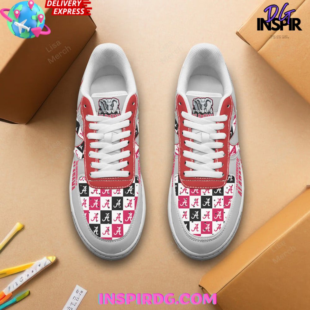 Ideafootwear University of Alabama Roll Tide Air Low-Top Sneakers Shoes For Men And Women 1