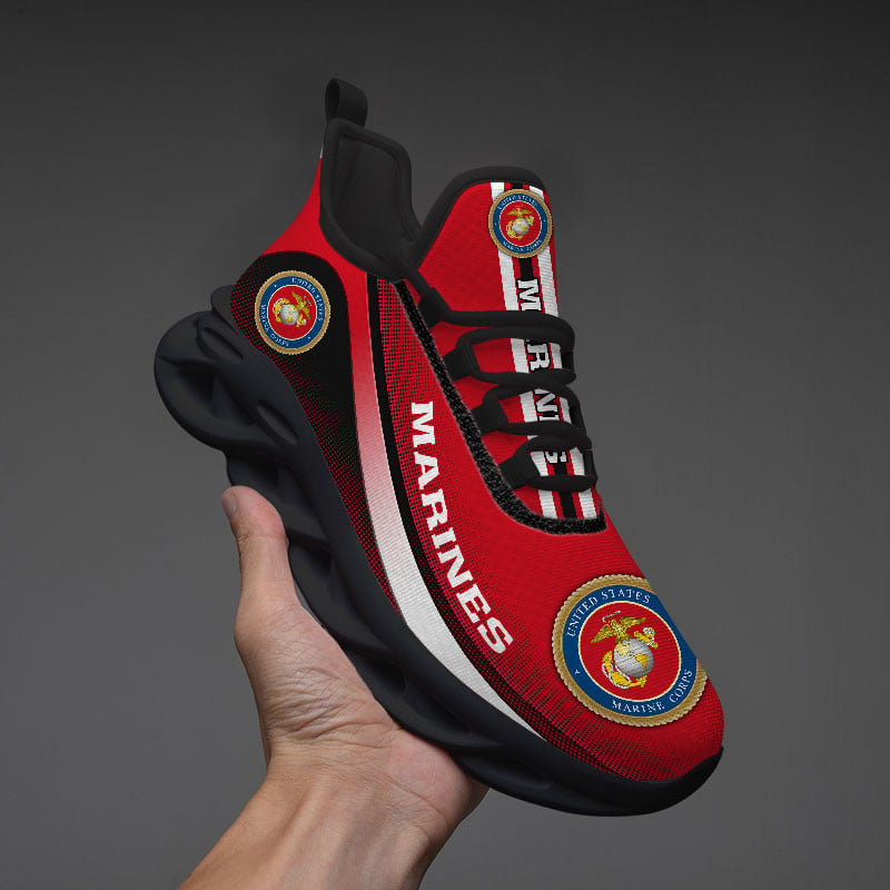 Ideafootwear U.S Marine Corps Max Soul Shoes Sneakers For Men And Women 1