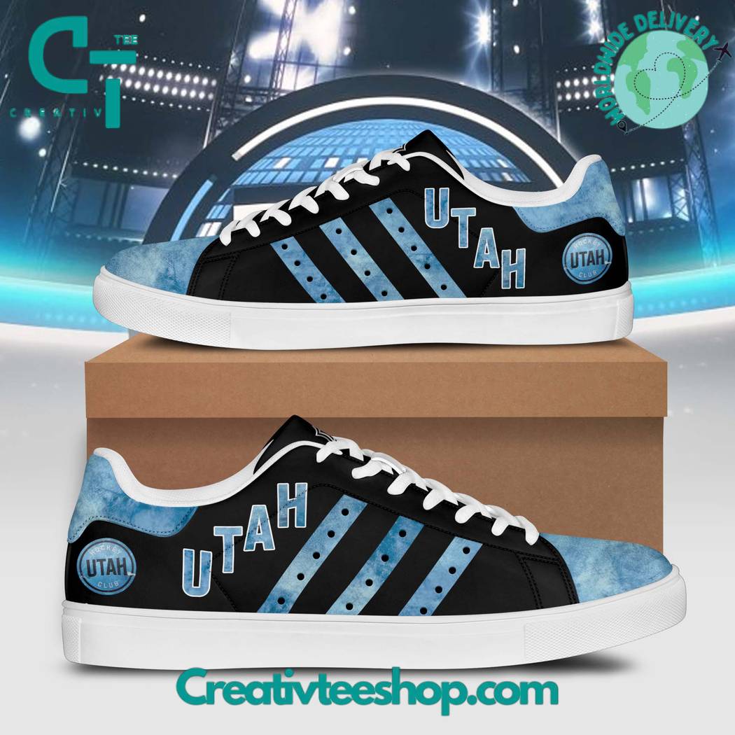 Ideafootwear Utah Hockey Club Skate Stan Shoes Sneakes For Men And Women 1