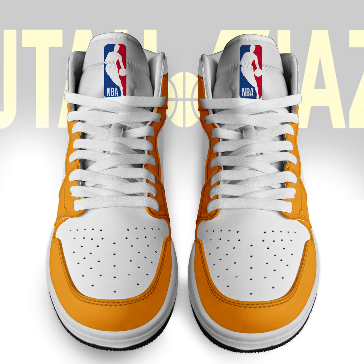 Ideafootwear Utah Jazz AJ1 High Sneakers Shoes For Men And Women 1
