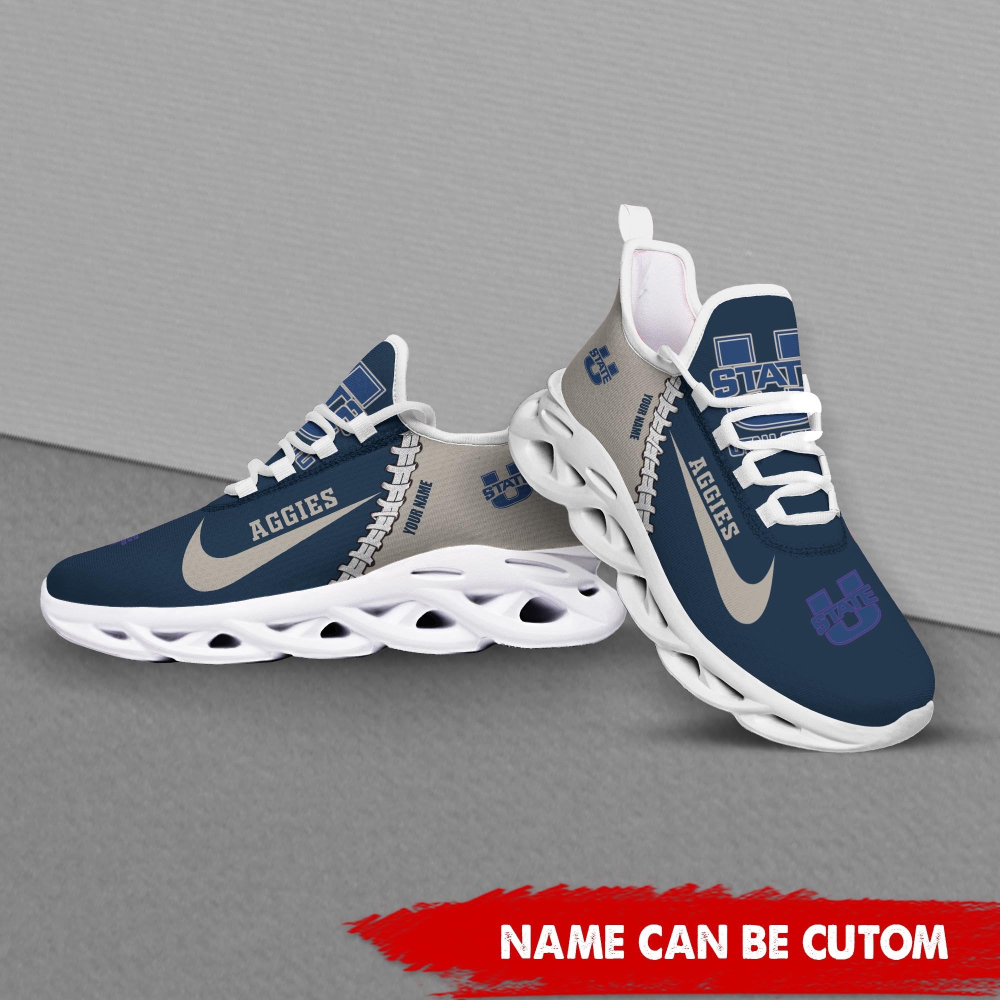 Ideafootwear Utah State Aggies Max Soul Shoes Sneakers For Men And Women 1