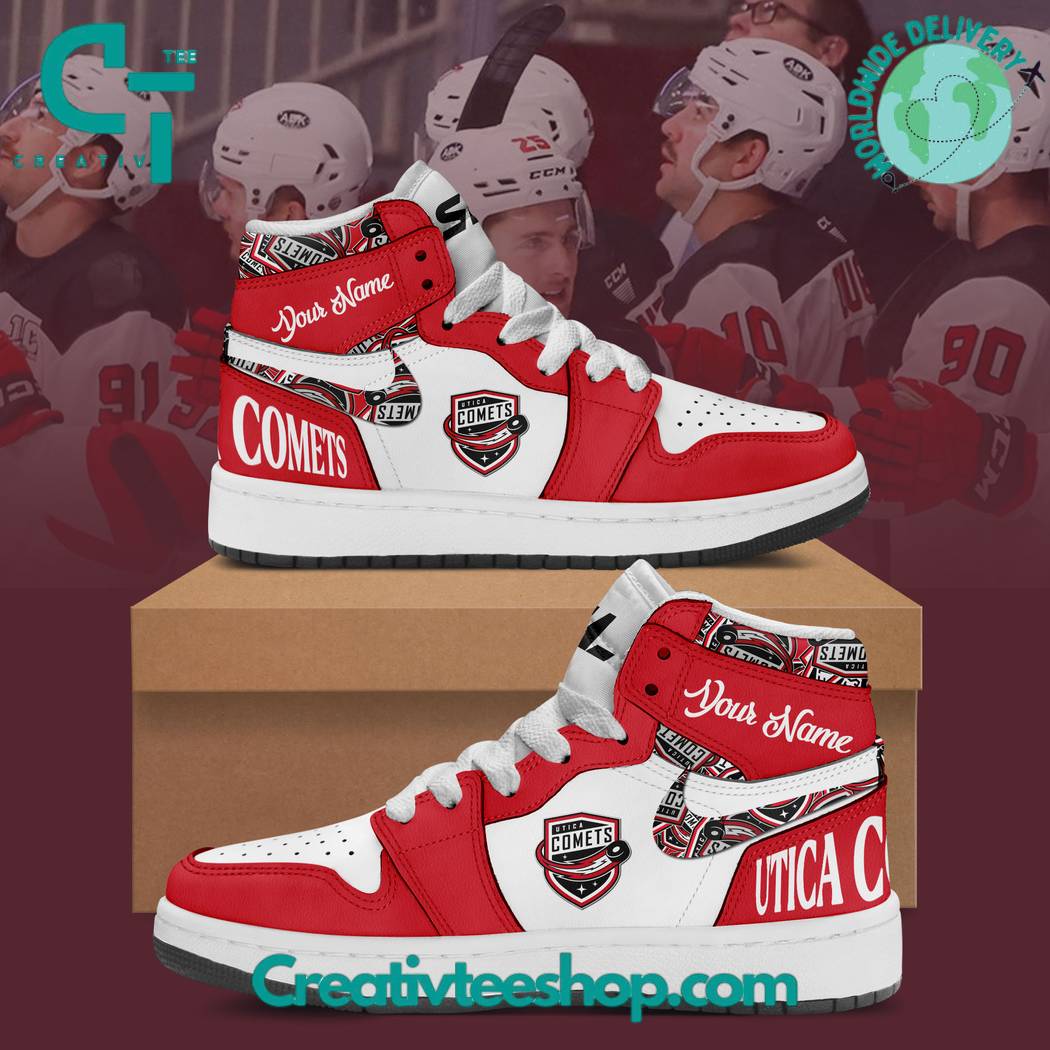 Ideafootwear Utica Comets AJ1 High Sneakers Shoes For Men And Women 1