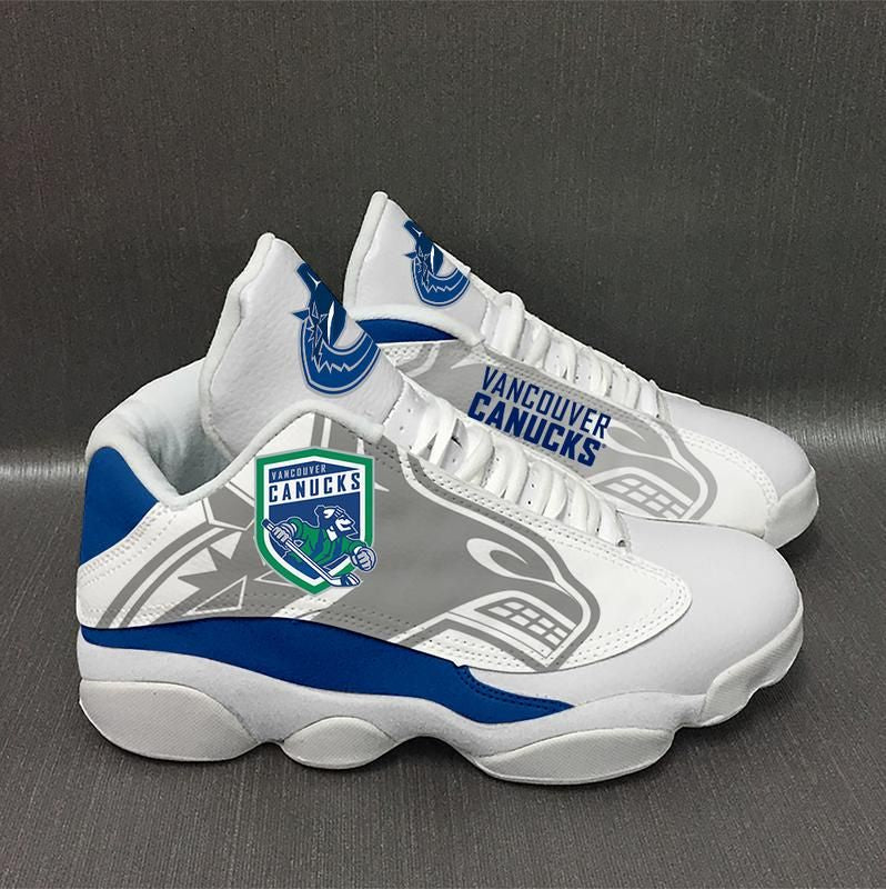 Ideafootwear Vancouver Canucks AJ13 Sneakers Shoes For Men And Women 2