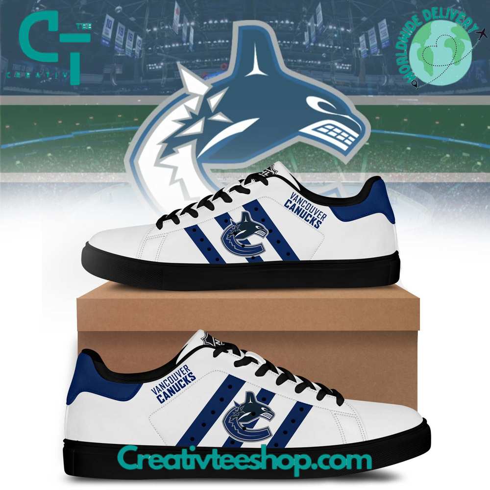 Ideafootwear Vancouver Canucks Skate Stan Shoes Sneakes For Men And Women 1