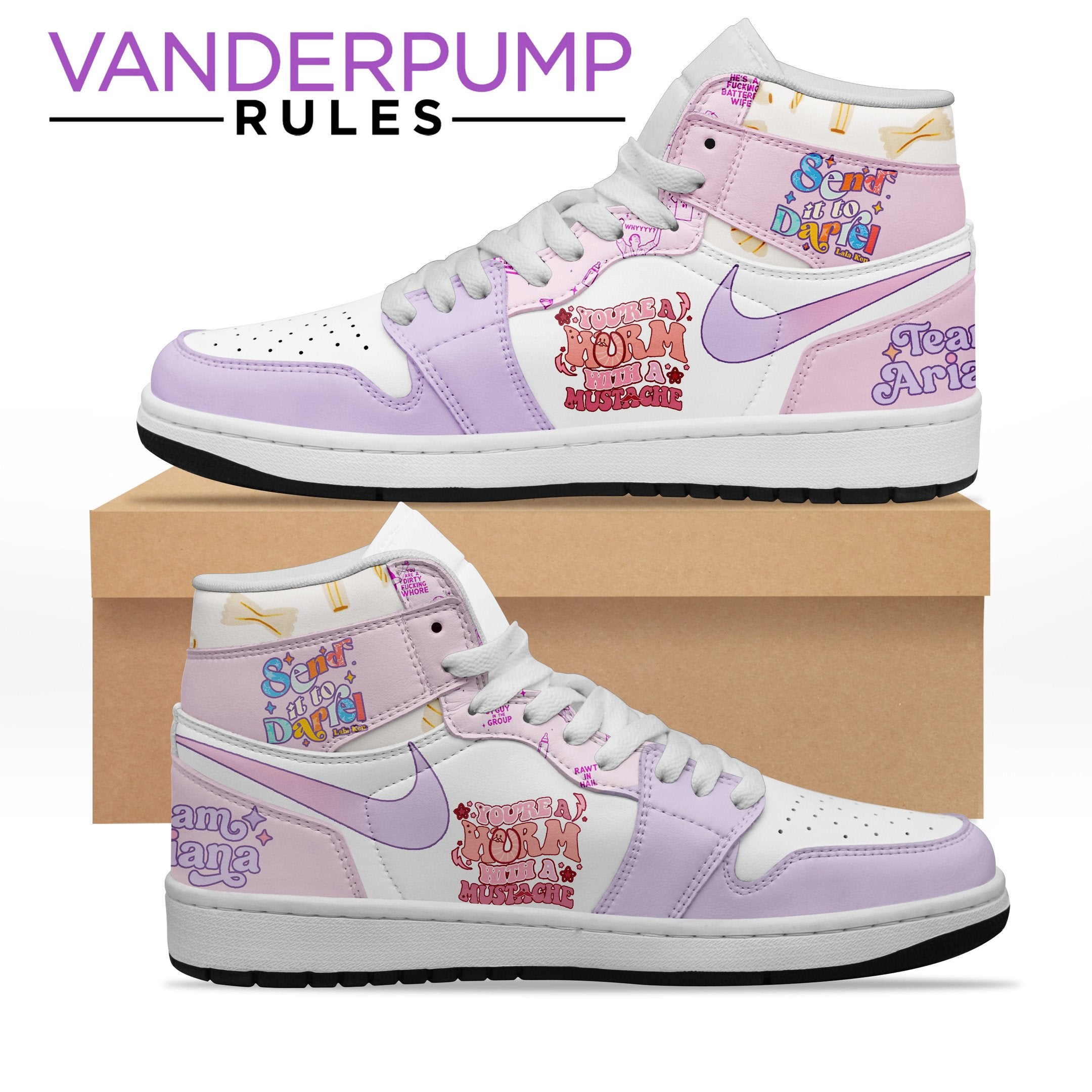 Ideafootwear Vanderpump Rules AJ1 High Sneakers Shoes For Men And Women 1