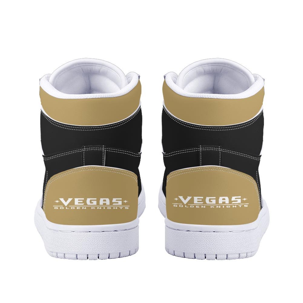 Ideafootwear Vegas Golden Knights AJ1 High Sneakers Shoes For Men And Women 5