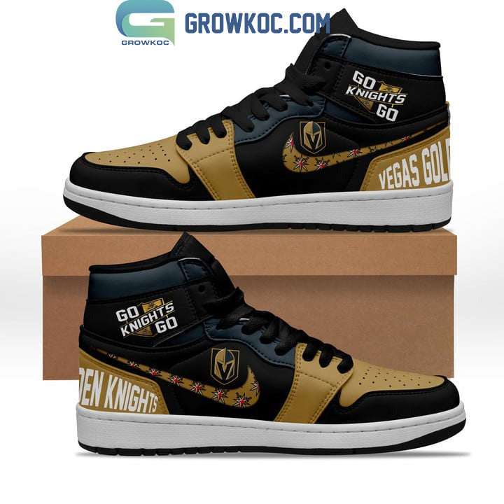 Ideafootwear Vegas Golden Knights AJ1 High Sneakers Shoes For Men And Women 7