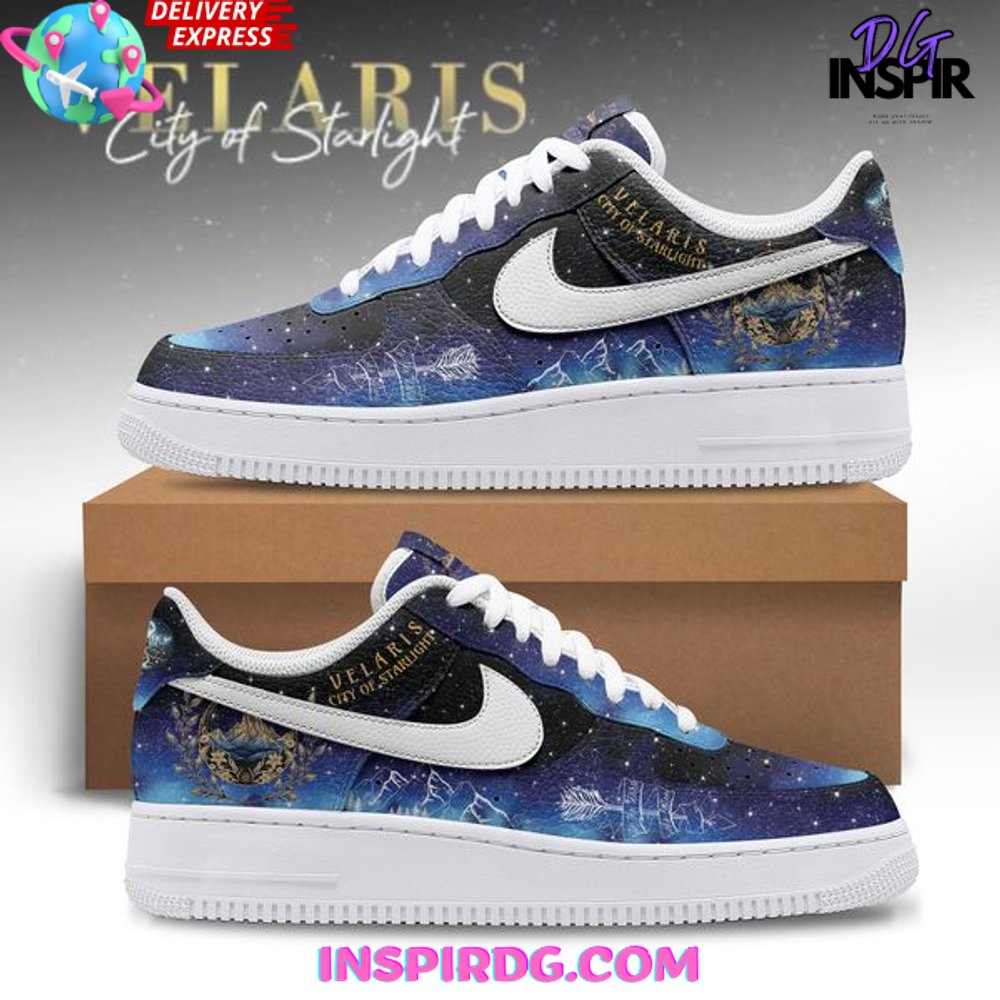 Ideafootwear Velaris City of Starlight Air Low-Top Sneakers Shoes For Men And Women 1