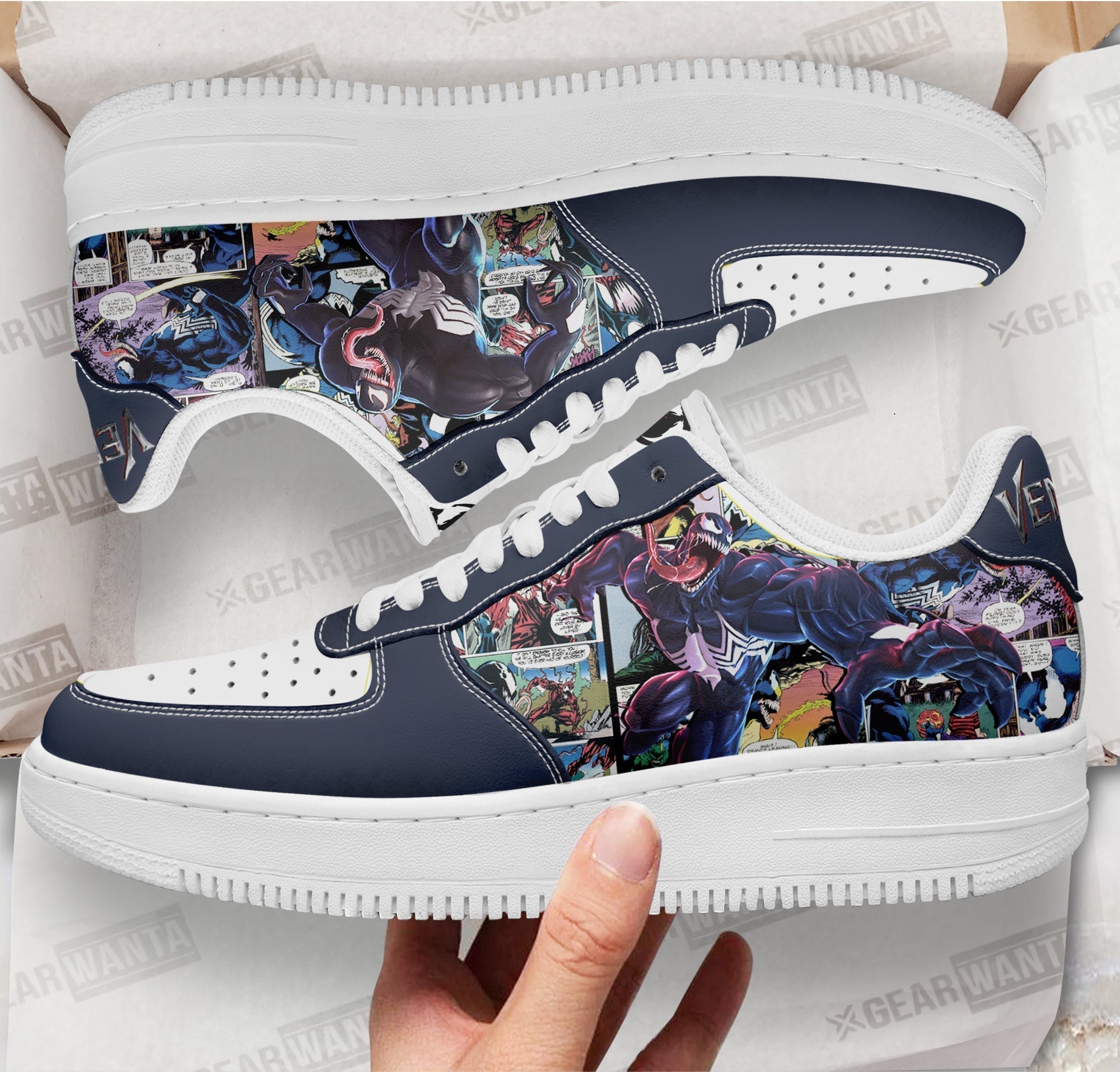 Ideafootwear Venom Air Low-Top Sneakers Shoes For Men And Women 8