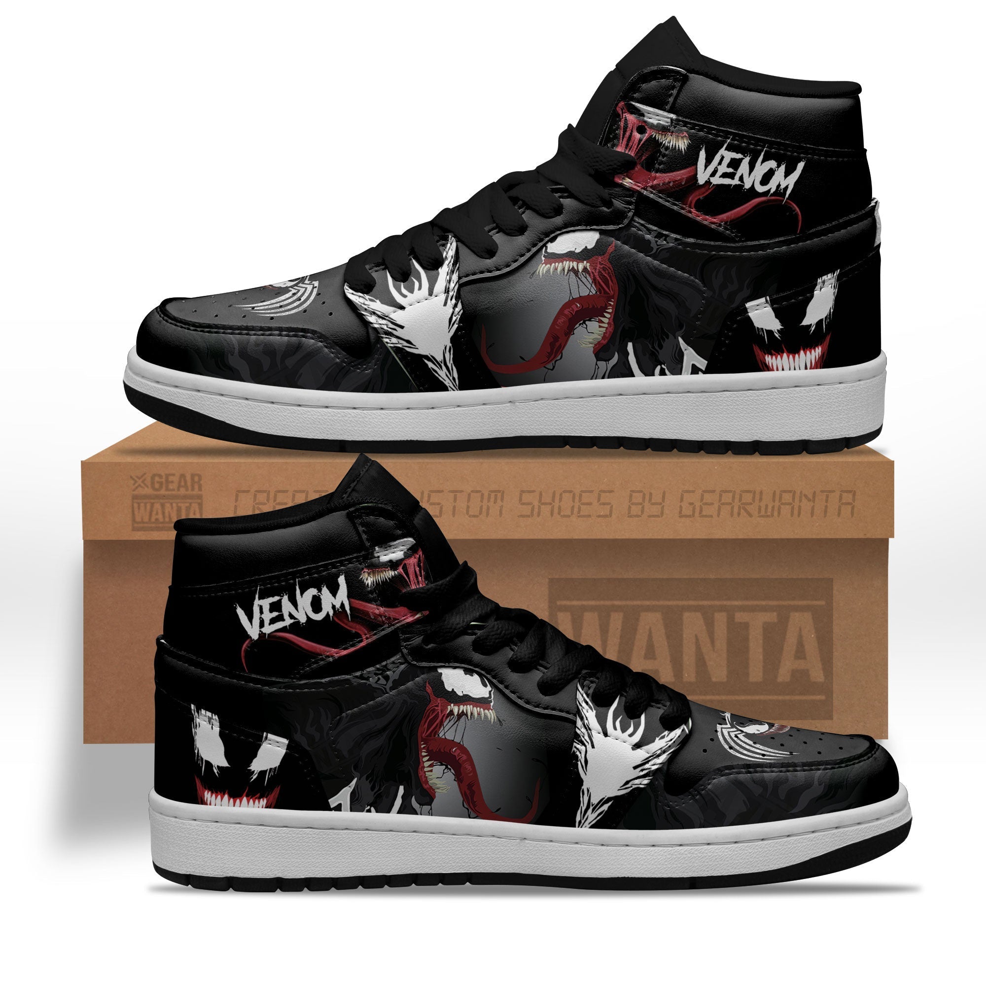 Ideafootwear Venom AJ1 High Sneakers Shoes For Men And Women 13