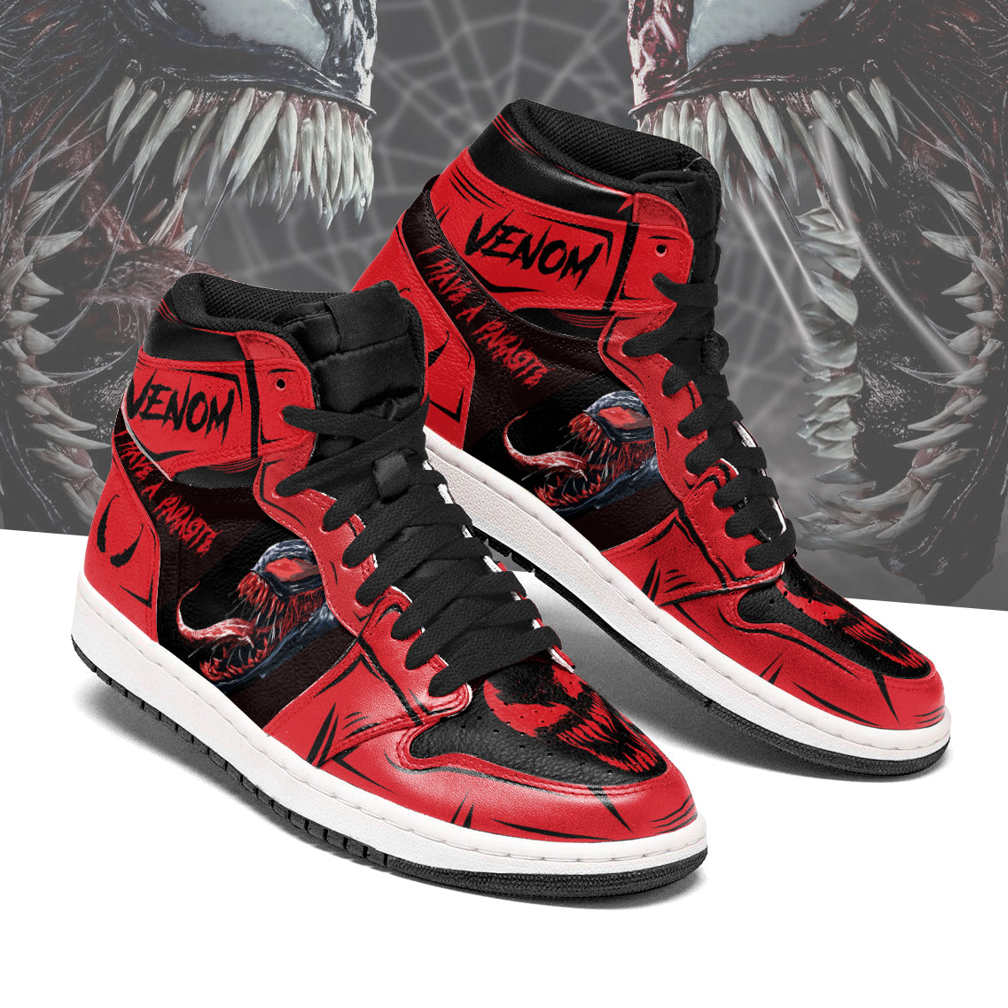 Ideafootwear Venom AJ1 High Sneakers Shoes For Men And Women 2