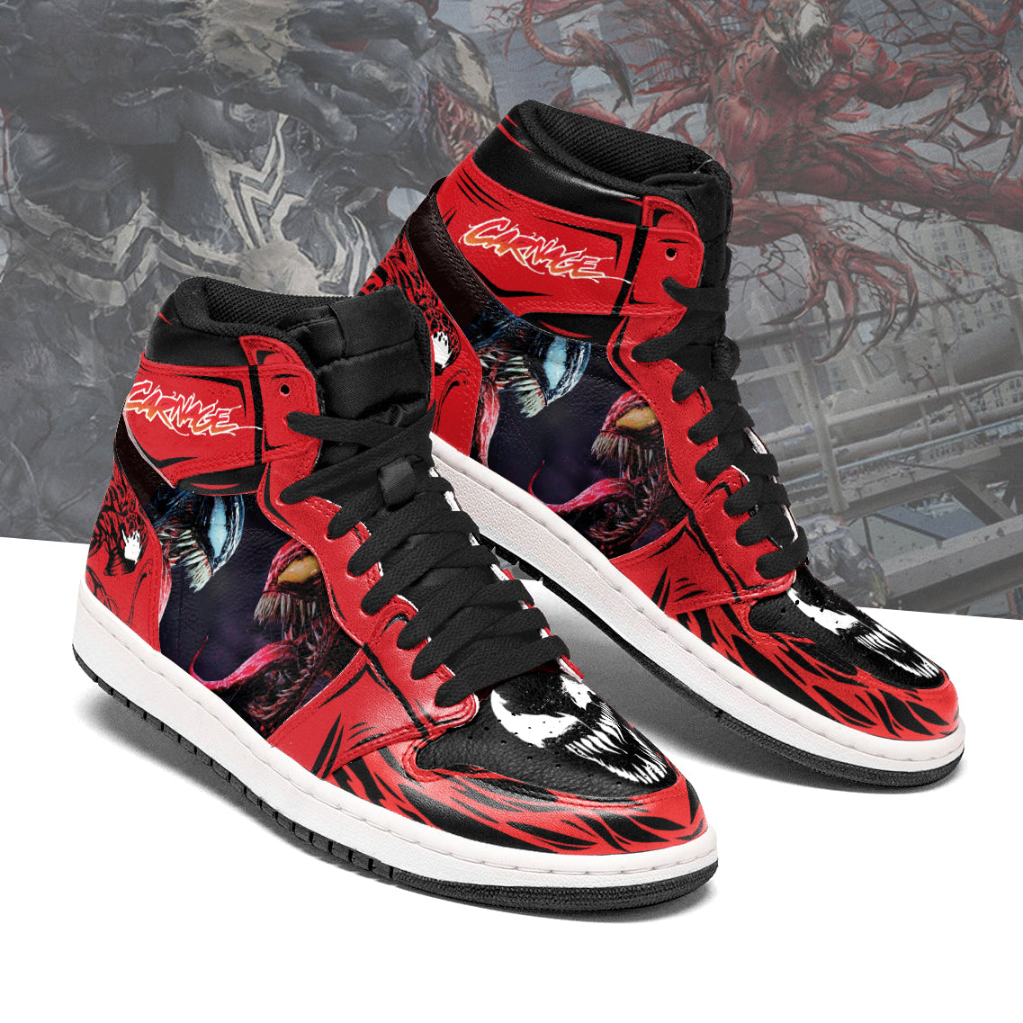 Ideafootwear Venom AJ1 High Sneakers Shoes For Men And Women 29