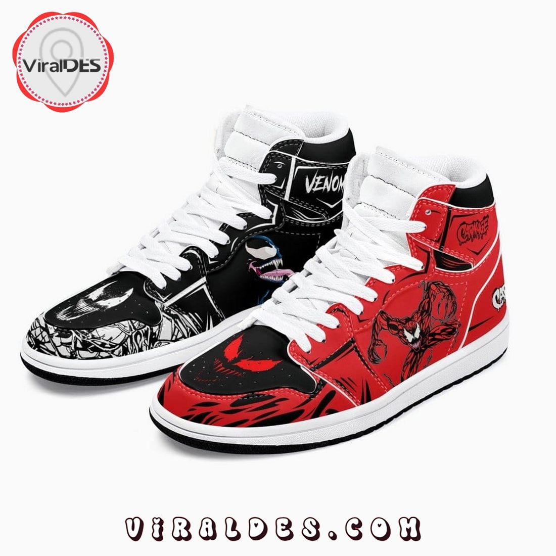 Ideafootwear Venom AJ1 High Sneakers Shoes For Men And Women 28