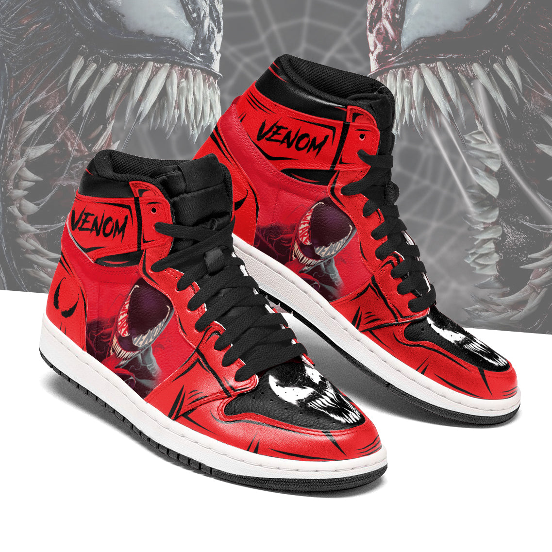 Ideafootwear Venom AJ1 High Sneakers Shoes For Men And Women 43