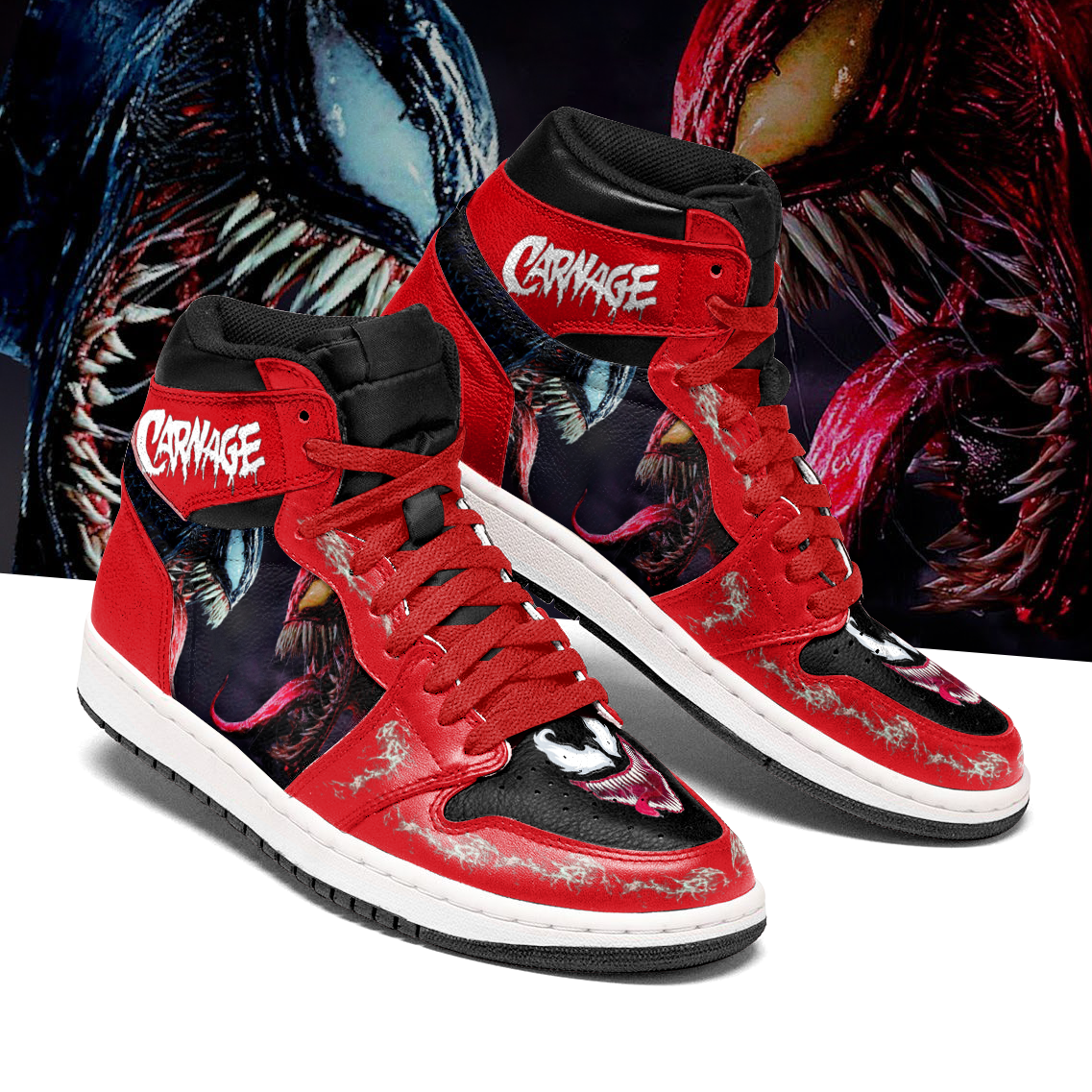 Ideafootwear Venom AJ1 High Sneakers Shoes For Men And Women 15
