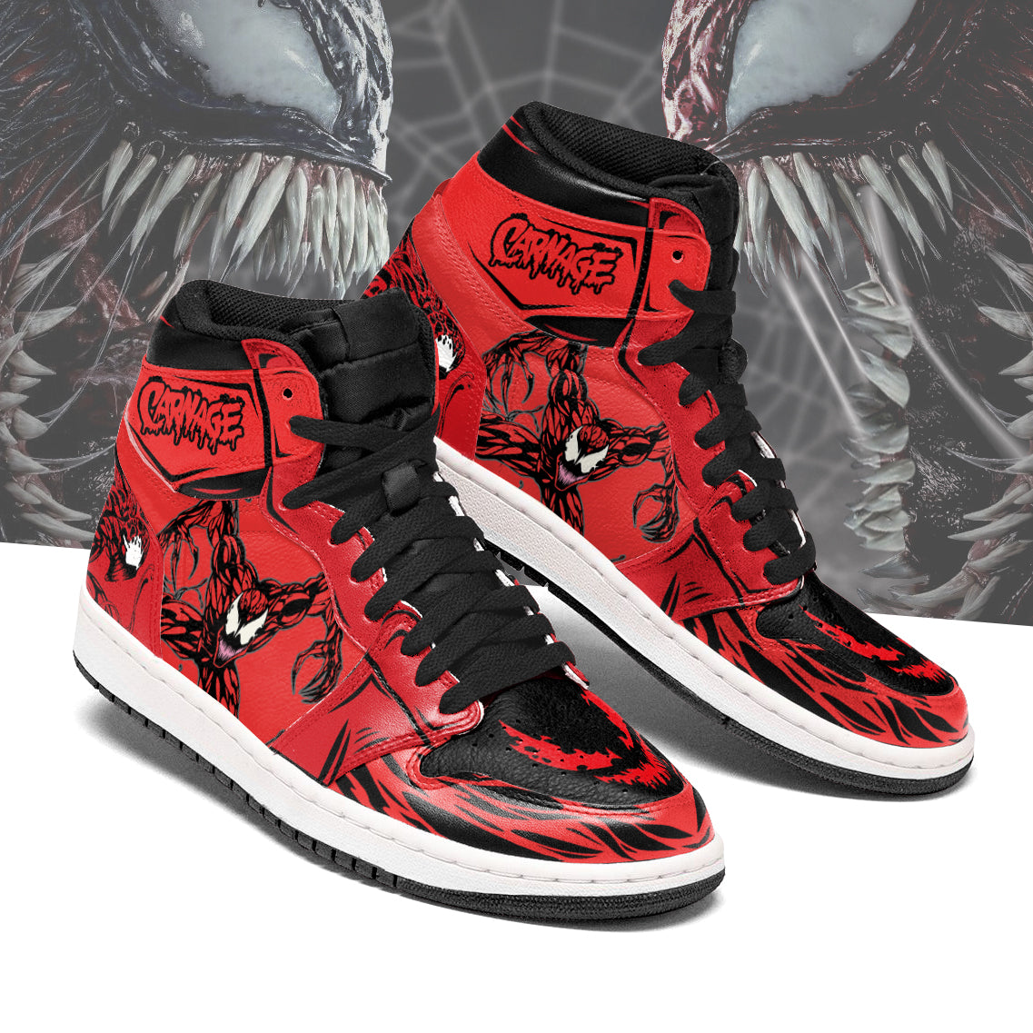 Ideafootwear Venom AJ1 High Sneakers Shoes For Men And Women 23