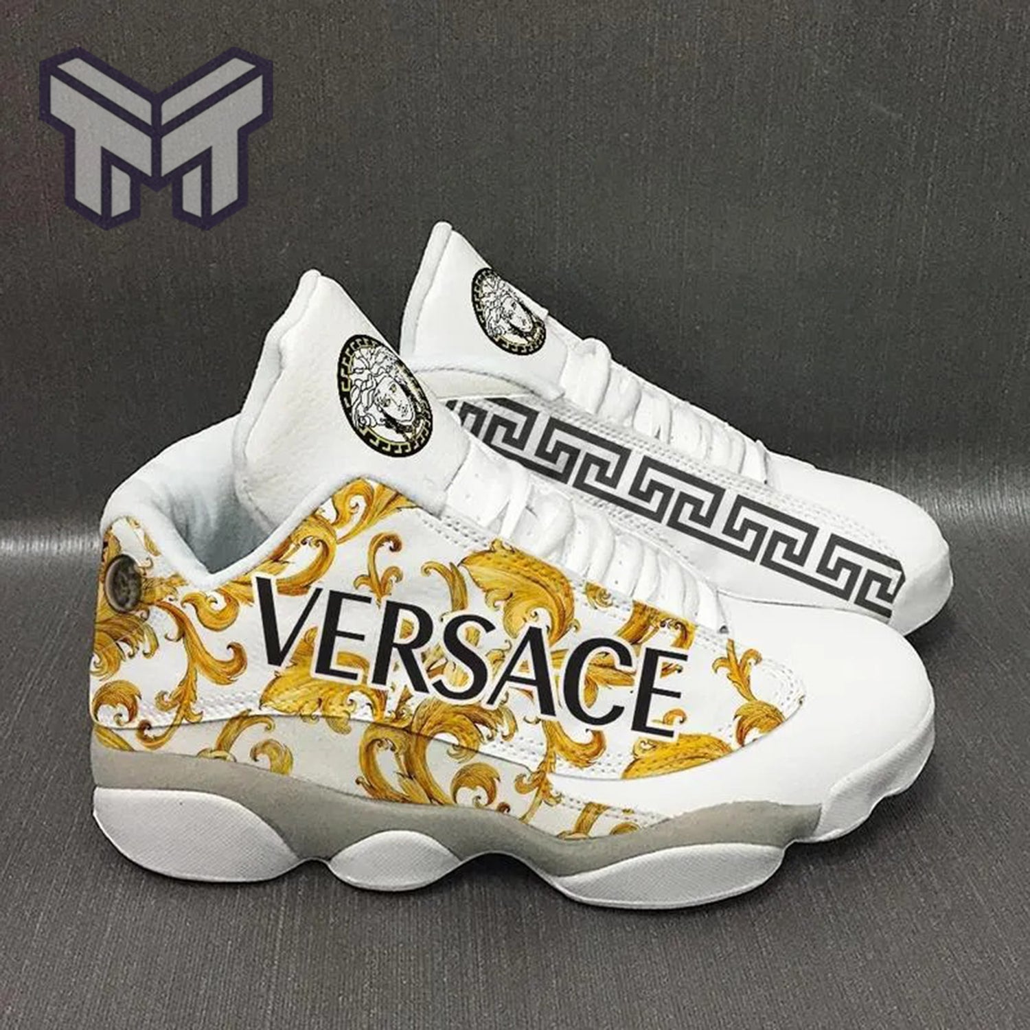 Ideafootwear Versace AJ13 Sneakers Shoes For Men And Women 5