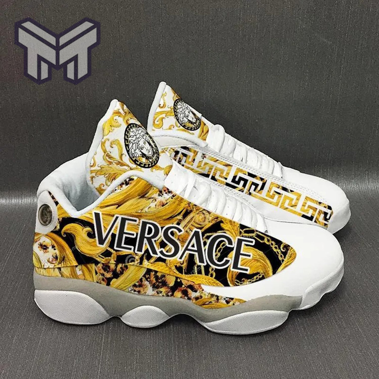 Ideafootwear Versace AJ13 Sneakers Shoes For Men And Women 1