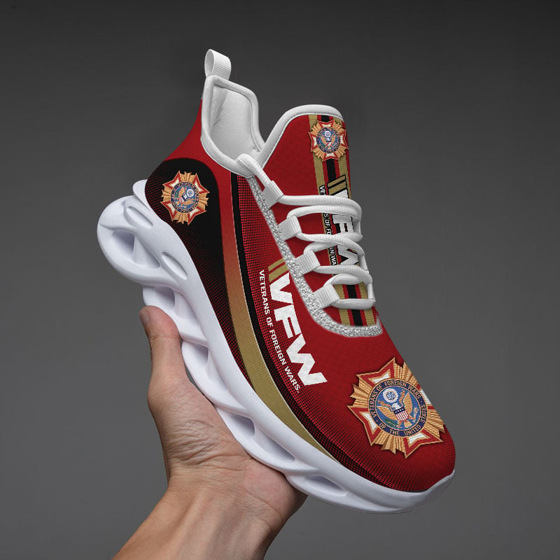 Ideafootwear Veterans of Foreign Wars Max Soul Shoes Sneakers For Men And Women 1