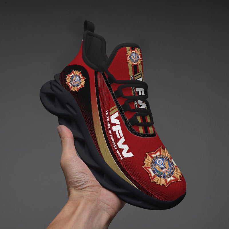 Ideafootwear Veterans of Foreign Wars Max Soul Shoes Sneakers For Men And Women 1