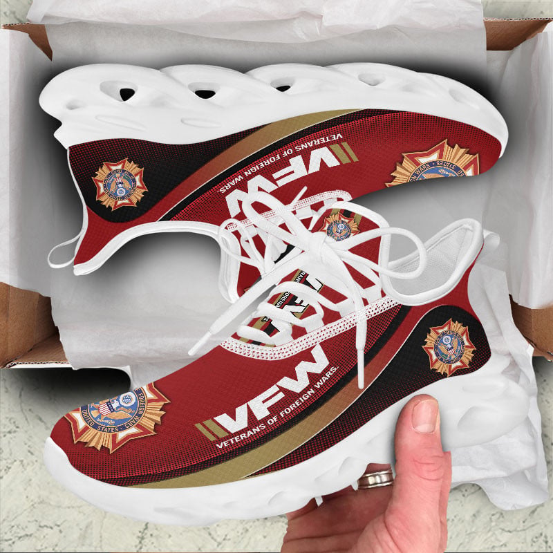 Ideafootwear Veterans of Foreign Wars Max Soul Shoes Sneakers For Men And Women 1