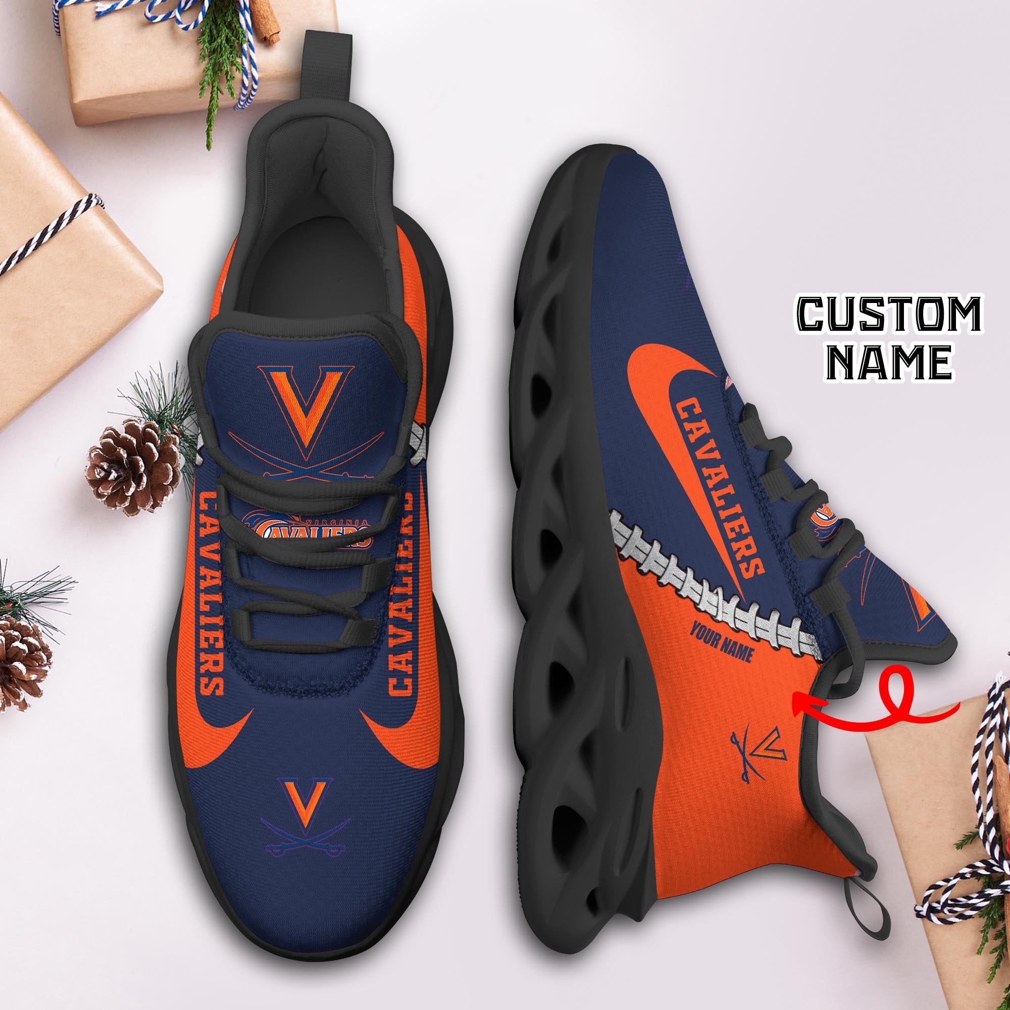 Ideafootwear Virginia Cavaliers Max Soul Shoes Sneakers For Men And Women 1