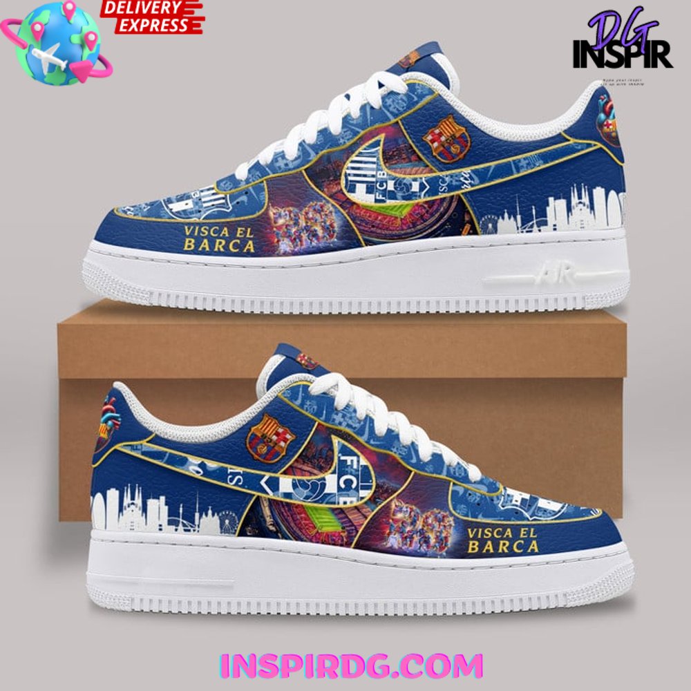 Ideafootwear Visca El Barcelona Air Low-Top Sneakers Shoes For Men And Women 1