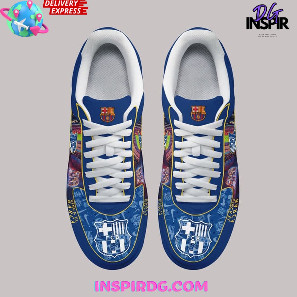 Ideafootwear Visca El Barcelona Air Low-Top Sneakers Shoes For Men And Women 1