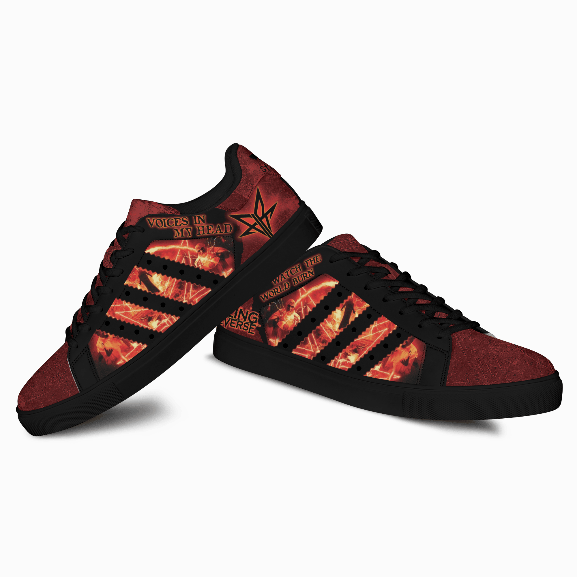 Ideafootwear Voices in My Head Skate Stan Shoes Sneakes For Men And Women  1