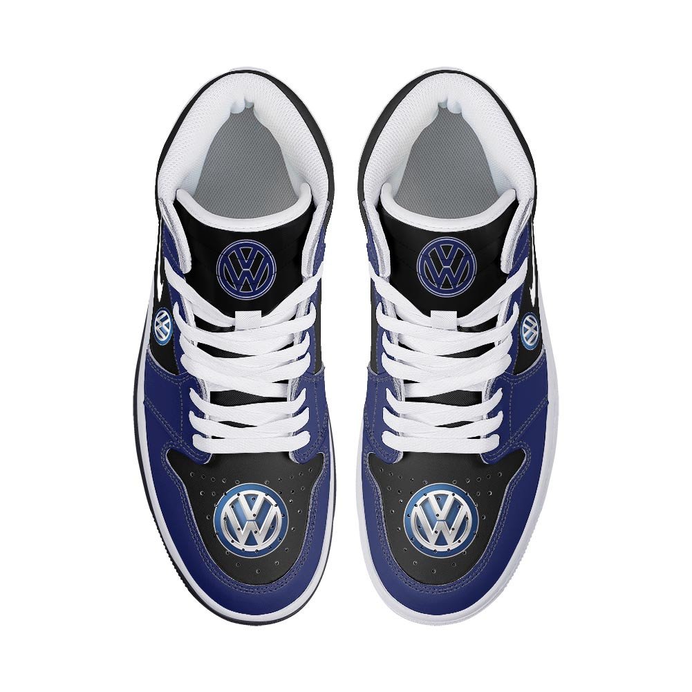 Ideafootwear Volkswagen AJ1 High Sneakers Shoes For Men And Women 1