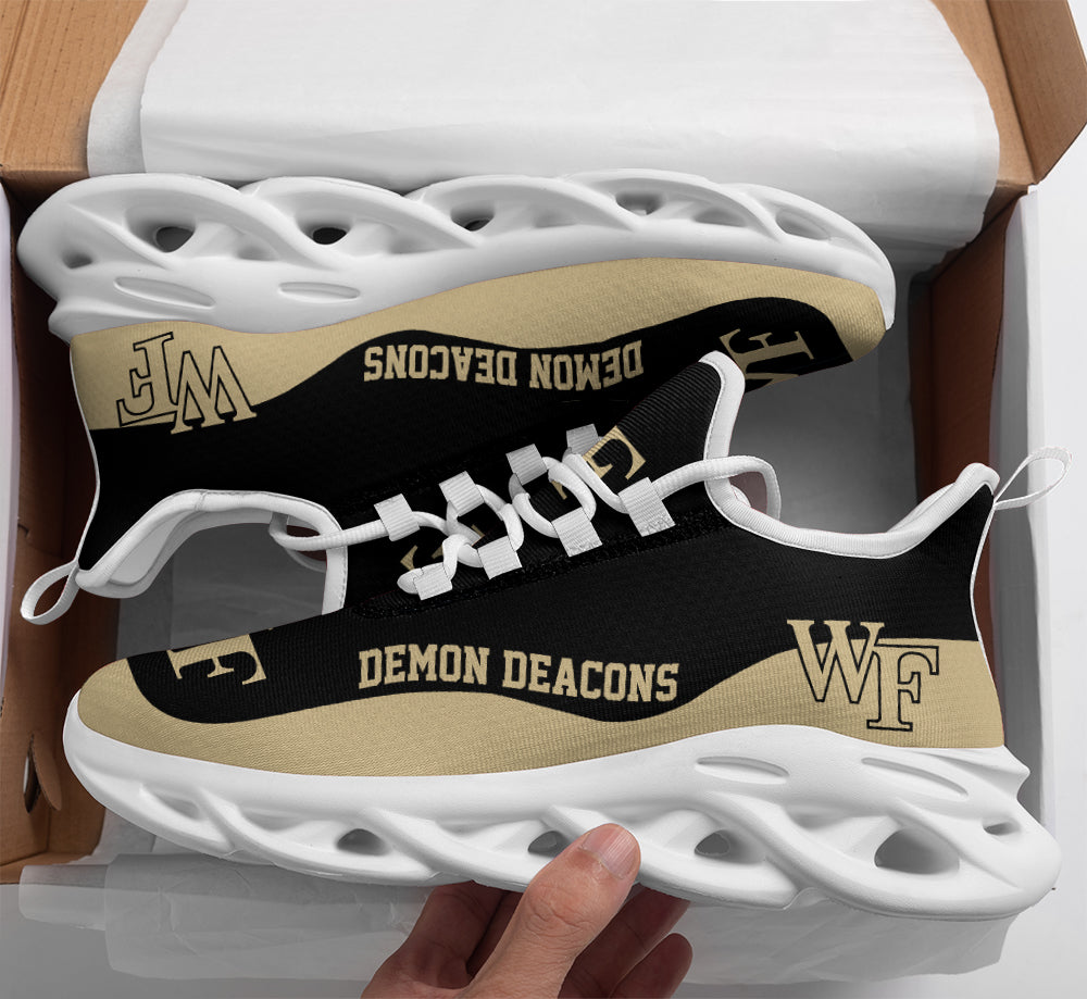 Ideafootwear Wake Forest Demon Deacons Max Soul Shoes Sneakers For Men And Women 1