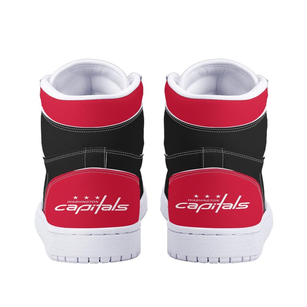 Ideafootwear Washington Capitals AJ1 High Sneakers Shoes For Men And Women 3