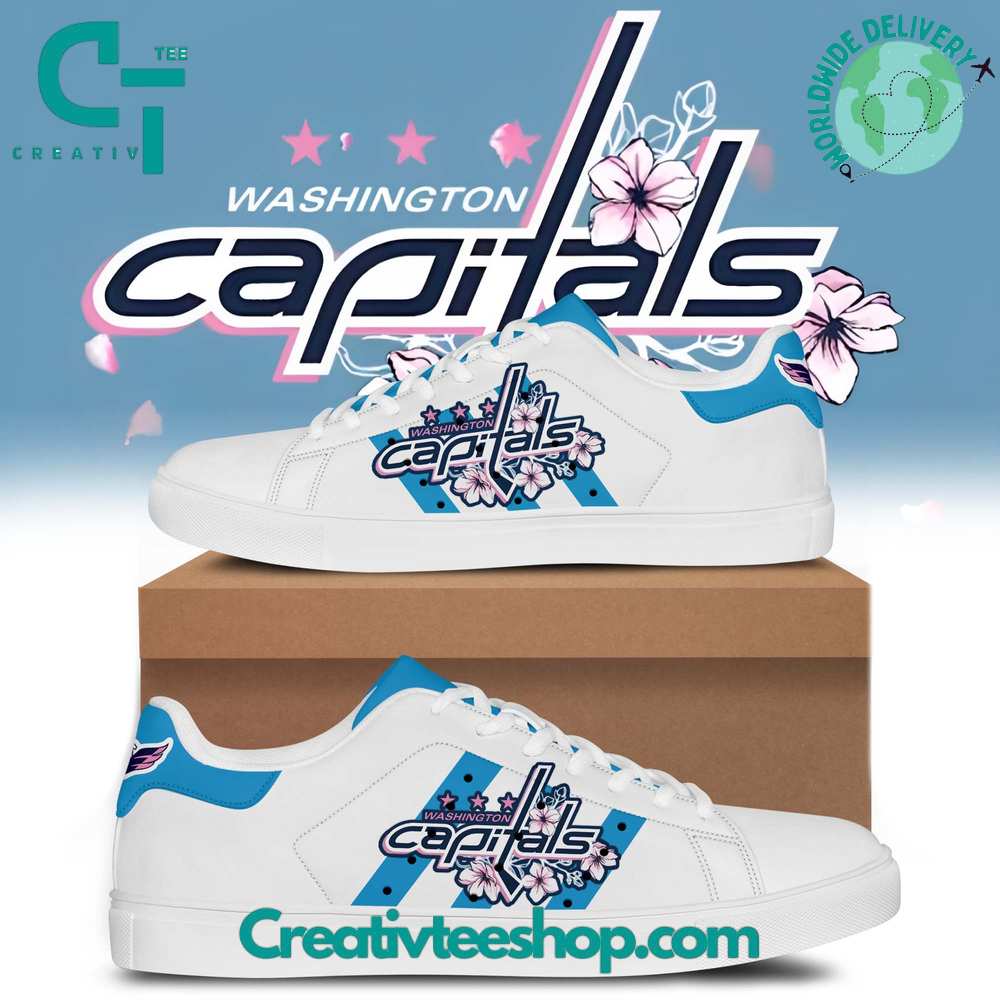 Ideafootwear Washington Capitals Skate Stan Shoes Sneakes For Men And Women 1