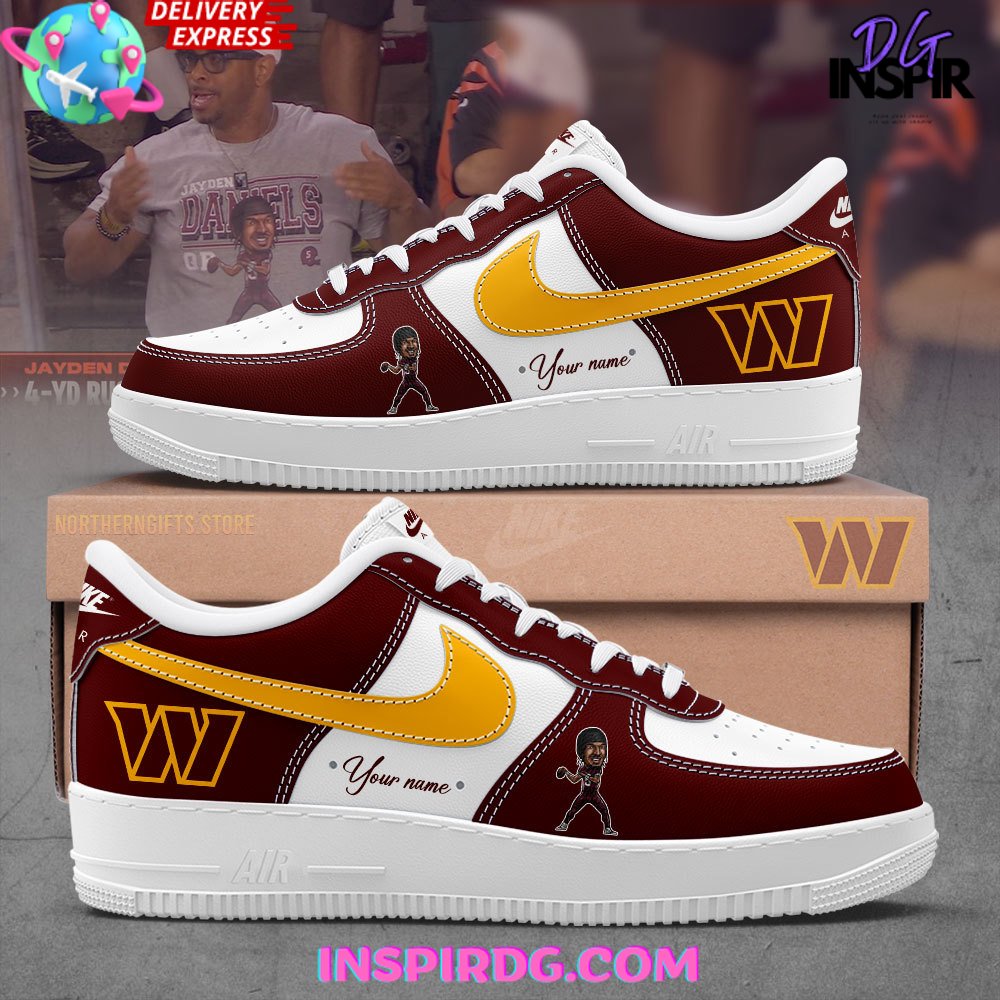 Ideafootwear Washington Commanders Air Low-Top Sneakers Shoes For Men And Women 4