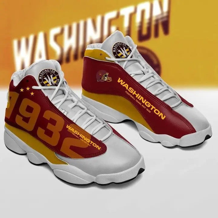 Ideafootwear Washington Commanders AJ13 Sneakers Shoes For Men And Women 3