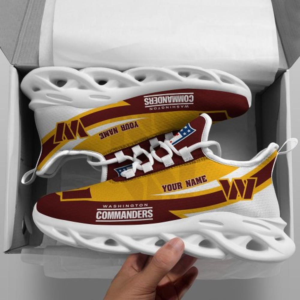 Ideafootwear Washington Commanders Max Soul Shoes Sneakers For Men And Women 1