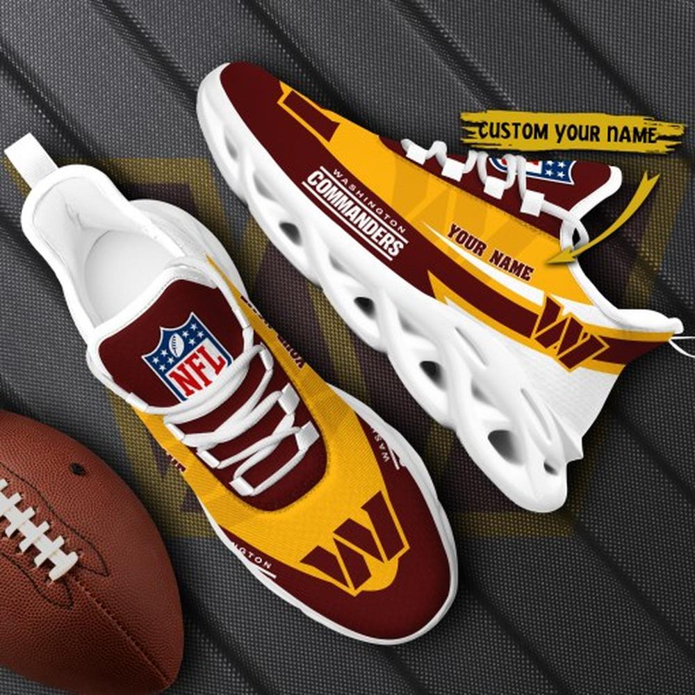 Ideafootwear Washington Commanders Max Soul Shoes Sneakers For Men And Women 1