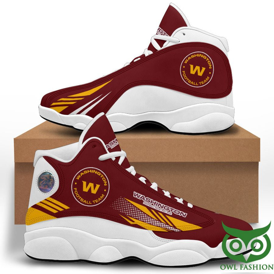 Ideafootwear Washington Football Team AJ13 Sneakers Shoes For Men And Women 2
