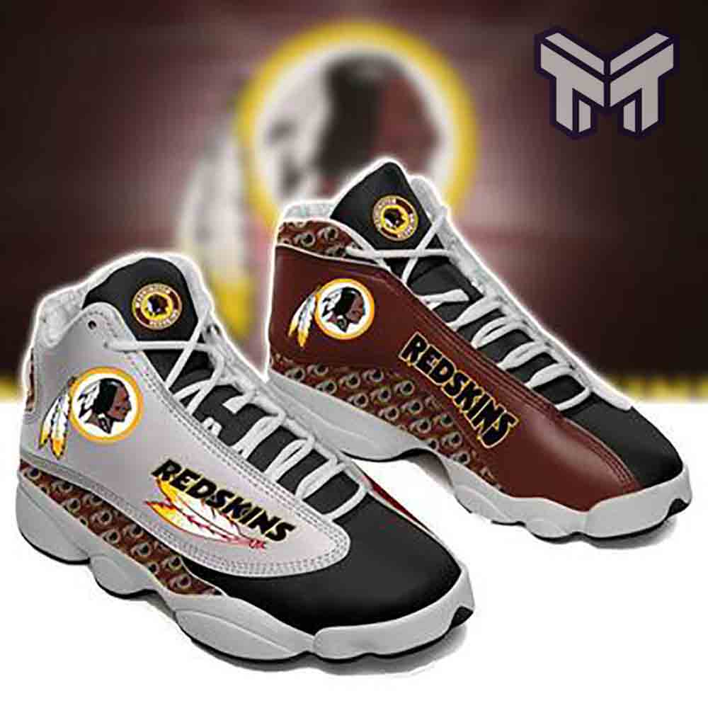 Ideafootwear Washington Redskins AJ13 Sneakers Shoes For Men And Women 7