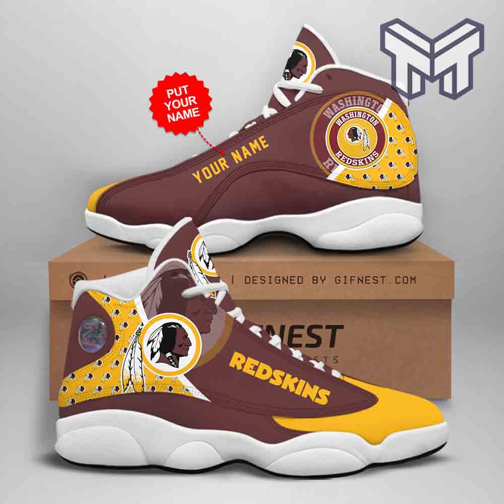 Ideafootwear Washington Redskins AJ13 Sneakers Shoes For Men And Women 3