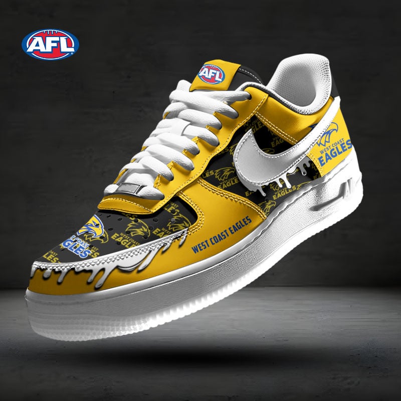 Ideafootwear West Coast Eagles  Air Low-Top Sneakers Shoes For Men And Women 1
