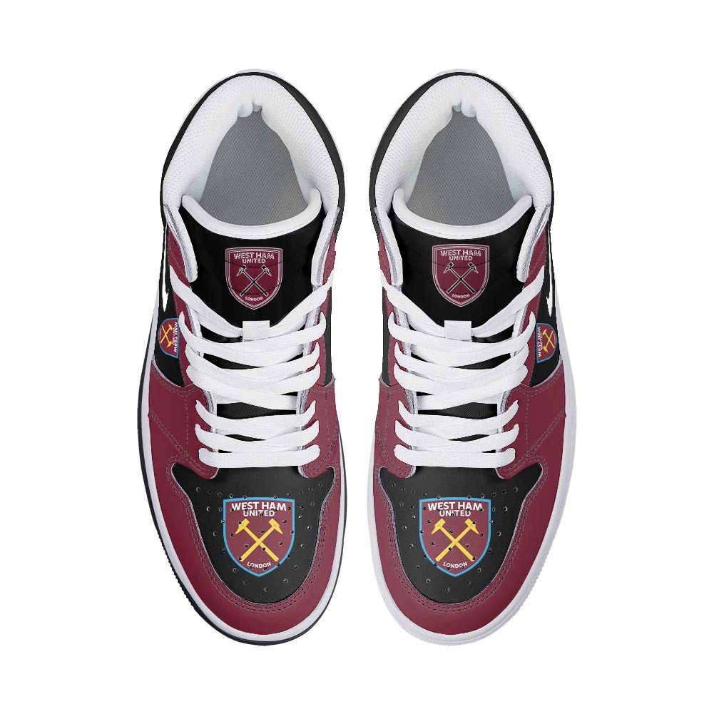 Ideafootwear West Ham United AJ1 High Sneakers Shoes For Men And Women 1
