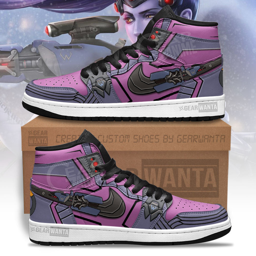 Ideafootwear Widowmaker Overwatch AJ1 High Sneakers Shoes For Men And Women 2