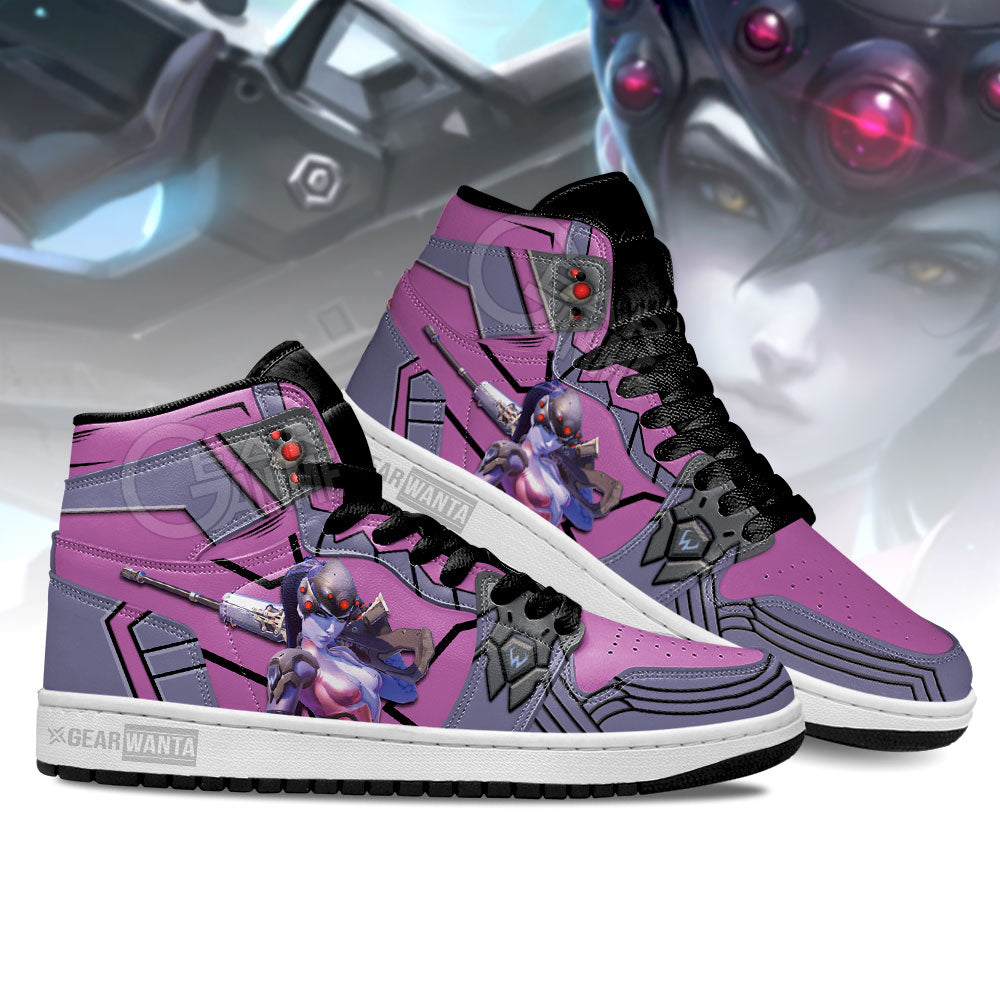 Ideafootwear Widowmaker Overwatch AJ1 High Sneakers Shoes For Men And Women 1
