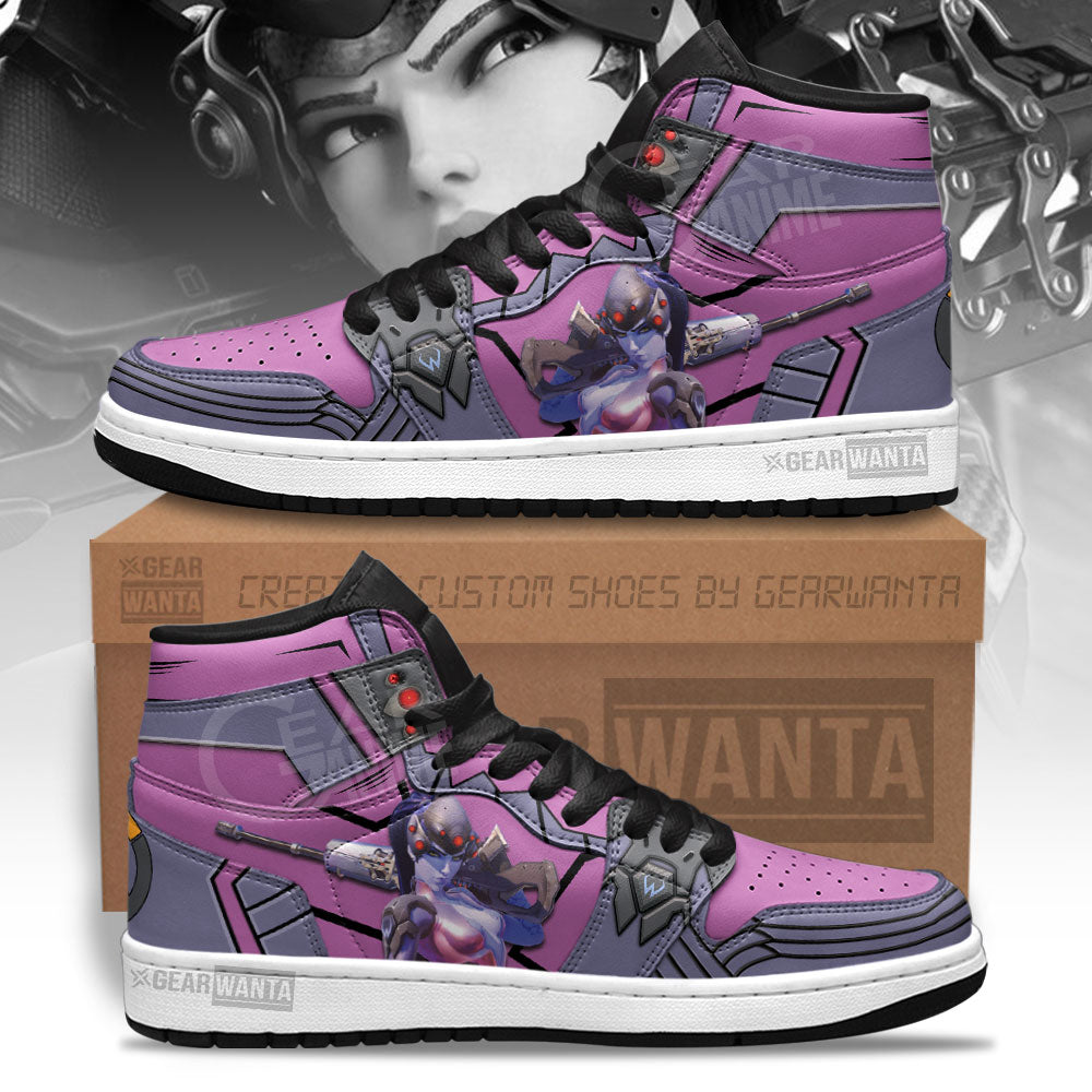 Ideafootwear Widowmaker Overwatch AJ1 High Sneakers Shoes For Men And Women 1