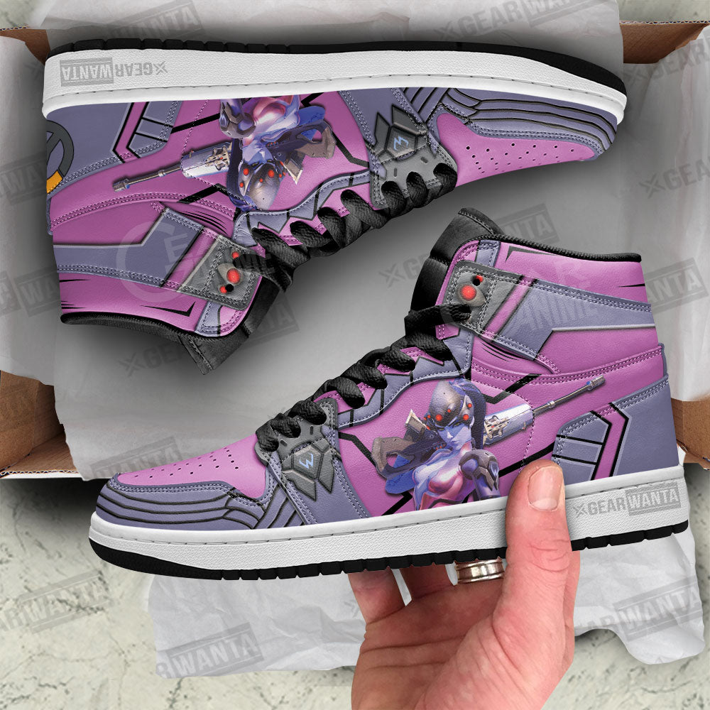 Ideafootwear Widowmaker Overwatch AJ1 High Sneakers Shoes For Men And Women 1