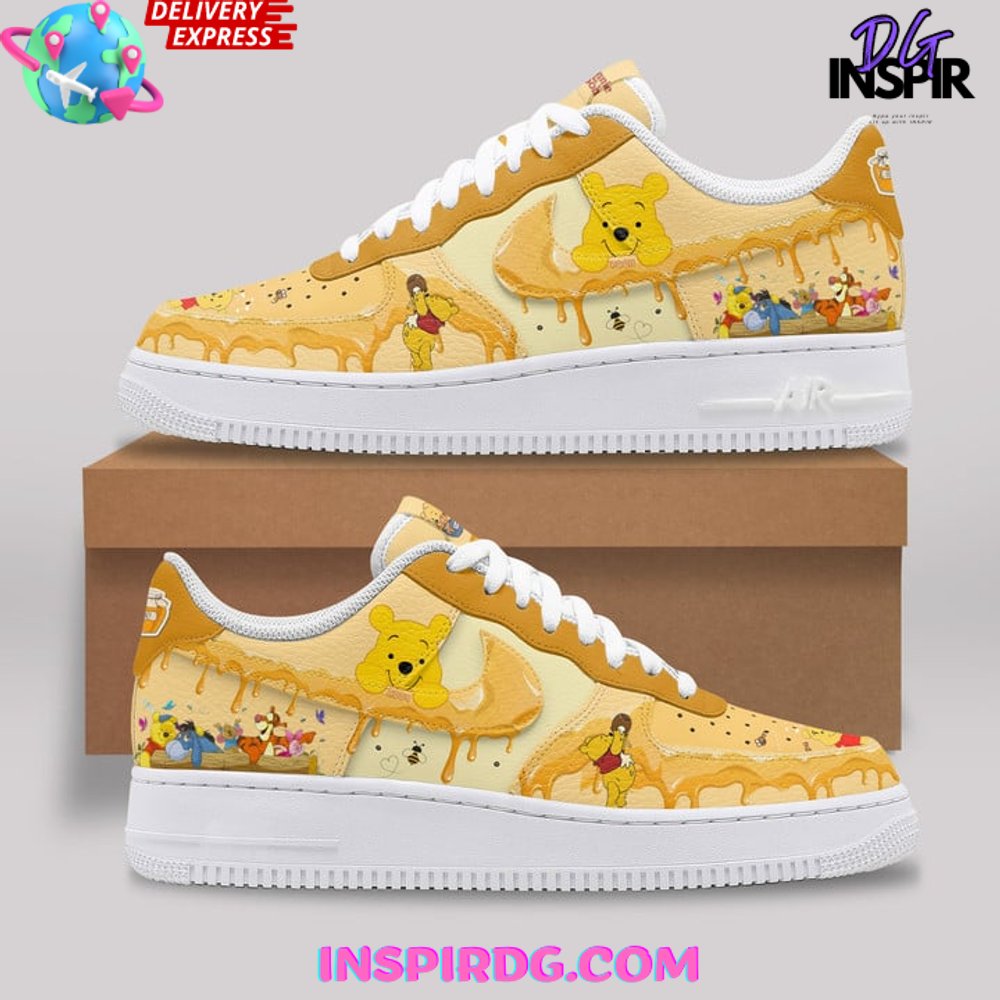 Ideafootwear Winnie the Pooh Air Low-Top Sneakers Shoes For Men And Women 8