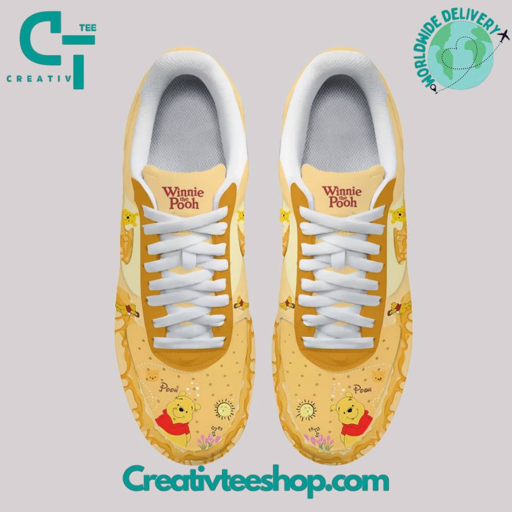 Ideafootwear Winnie The Pooh Air Low-Top Sneakers Shoes For Men And Women 9