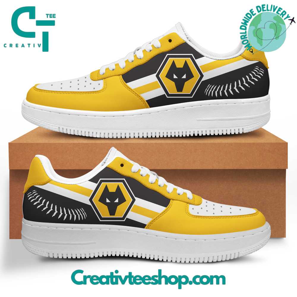 Ideafootwear Wolverhampton Wanderers.  Air Low-Top Sneakers Shoes For Men And Women 1
