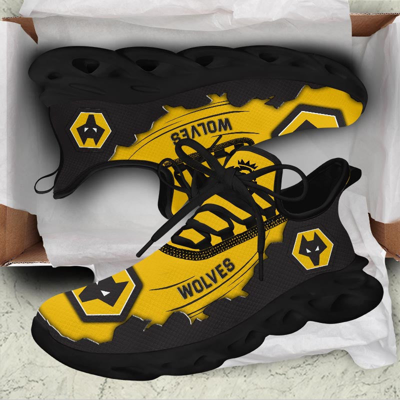 Ideafootwear Wolverhampton Wanderers F.C Max Soul Shoes Sneakers For Men And Women 1